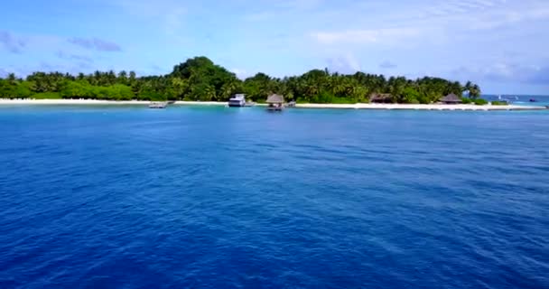 Tropische Küste Sommerstimmung Auf Bali Indonesien — Stockvideo