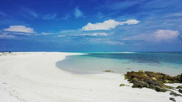 Plaj Tarafında Antigua Nın Doğa Manzarası — Stok video