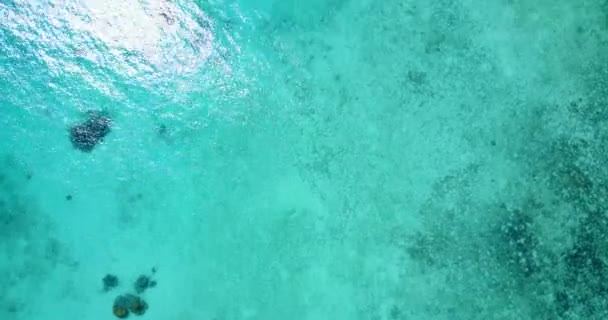 Playa Con Agua Mar Transparente Vacaciones Verano Tailandia Asia — Vídeos de Stock