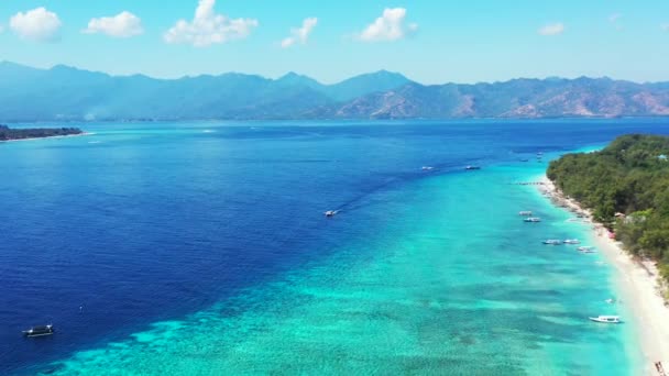 Egzotyczny Charakter Bora Bora Polinezja Francuska — Wideo stockowe
