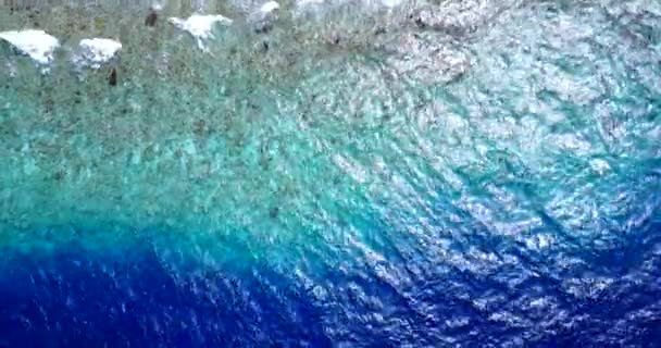Naturalne Tło Falistego Morza Wakacje Bali Indonezja — Wideo stockowe