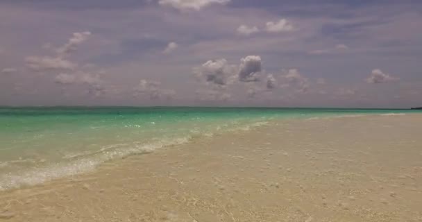 Klidné Přímořské Pozadí Úžasná Příroda Dominikánské Republiky Karibik — Stock video
