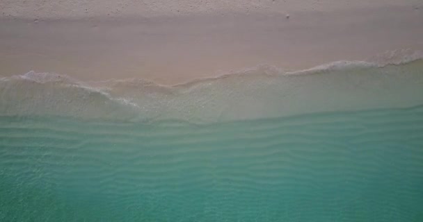 Ein Blick Auf Die Meereswellen Urlaubsangebote Dominikanische Republik Sommer — Stockvideo