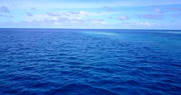 Deniz Manzarası Sakin Dominik Cumhuriyeti Karayipler Yaz Tropik Sahneleri — Stok video