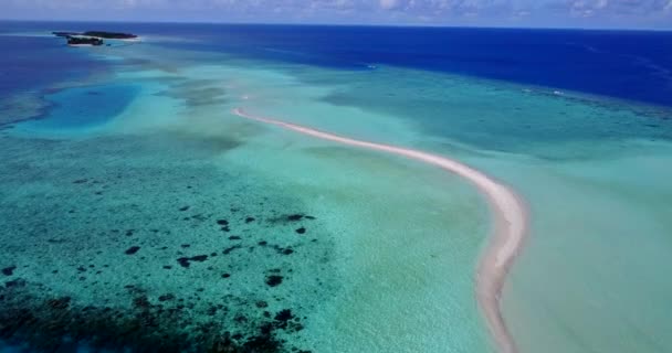 Barbados Atemberaubende Aussicht Auf Die Inseln Der Karibik Erstaunlich Grüne — Stockvideo