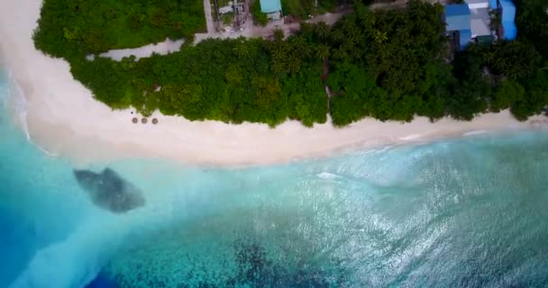 Luftaufnahme Der Grünen Insel Sommerentspannung Thailand Asien — Stockvideo