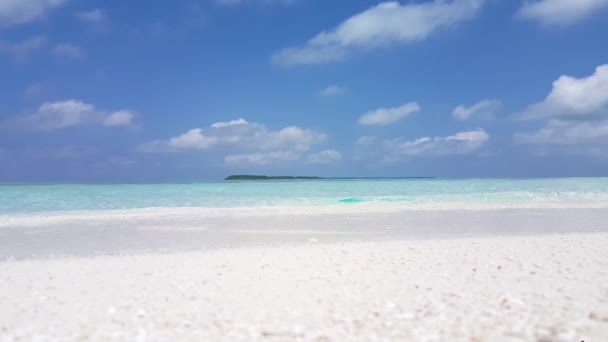 Línea Costera Durante Mañana Naturaleza Tropical Bali — Vídeo de stock