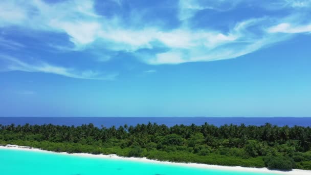 Яркий Бирюзовый Остров Тропическая Поездка Барбадос Карибы — стоковое видео