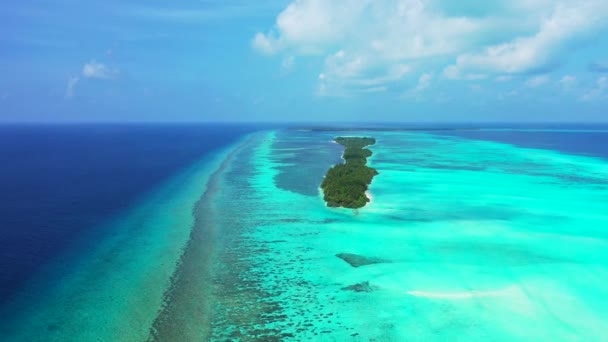 Όμορφο Νησί Της Τζαμάικα Καραϊβική Παραλία Παράδεισος Καλοκαιρινές Διακοπές — Αρχείο Βίντεο
