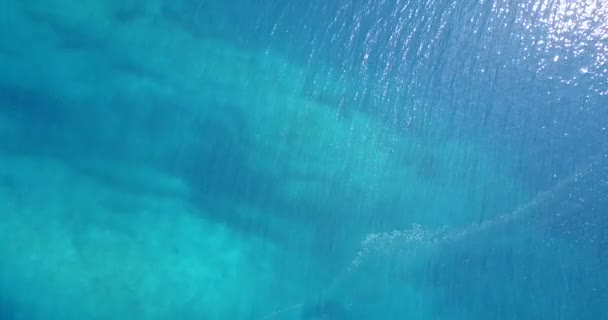 Vista Aérea Del Mar Azul Ondulado Tailandia Paisaje — Vídeo de stock