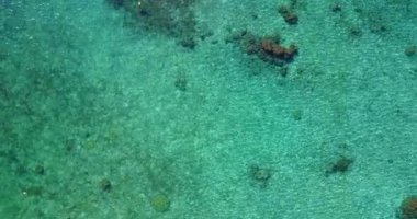 Dipten manzaralı deniz suyu. Bali, Endonezya 'da egzotik tatil.