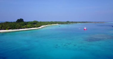 Parlak deniz manzarası. Bali 'de deniz manzarası. 