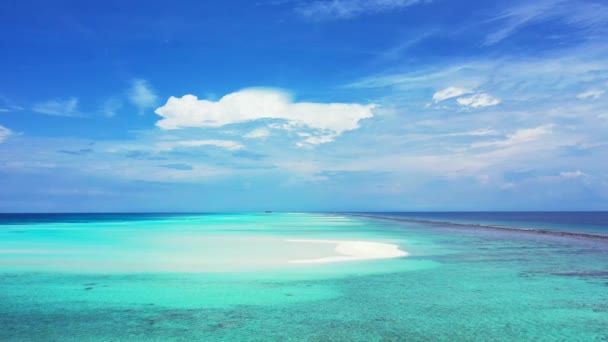 穏やかな海辺の景色 タイの夏の旅 — ストック動画