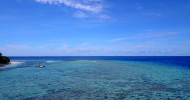 Vista Diurna Marina Naturaleza Idílica Indonesia — Vídeos de Stock