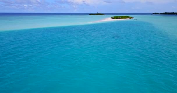 Endless Blue Seascape View Journey Thailand — Stock Video