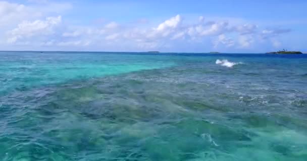 白天的海滨风景 巴厘的假期 — 图库视频影像