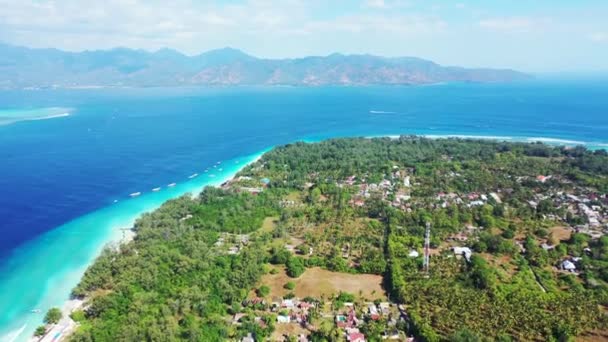 Luxury Resort Tropical Island Summertime Relaxation Bali Indonesia — Stock Video