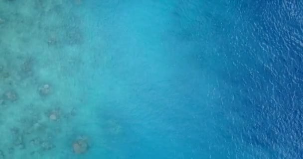 Modrá Vlnící Hladina Moře Přírodní Vodní Pozadí Přírodní Scenérie Bali — Stock video