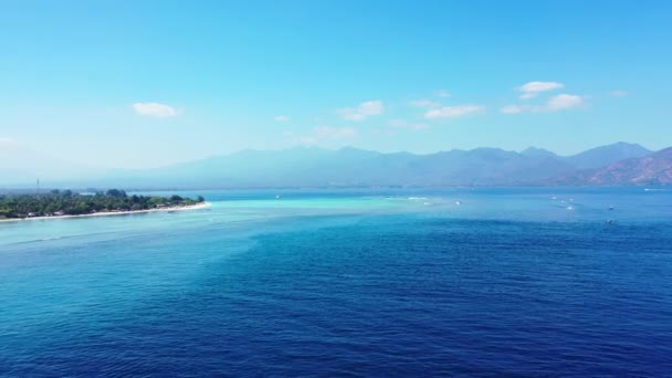 Fondo Natural Marino Durante Día Vacaciones Bali — Vídeos de Stock