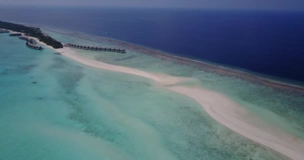 Ondiep Uitzicht Zee Reis Naar Bali Indonesië — Stockvideo