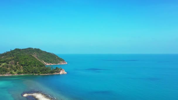 Praia Rochosa Ilha Natureza Magnífica Malásia Ásia — Vídeo de Stock