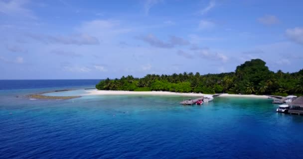 Tropikal Adada Rahat Bir Tatil Yeri Endonezya Bali Yaz Yolculuğu — Stok video