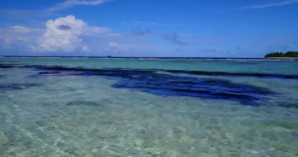 海の波を動かす タイのサムイ島への夏の旅行 アジア — ストック動画