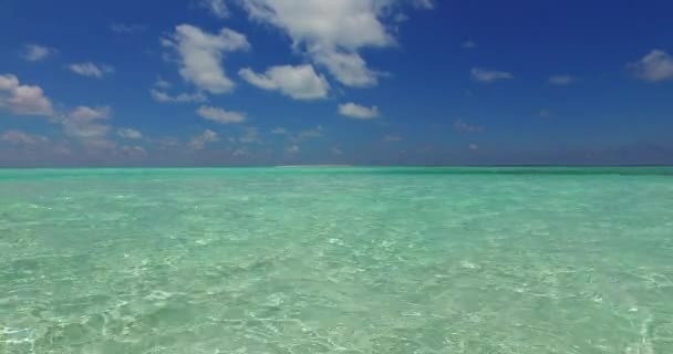 Kristalgroen Water Ochtend Zomer Paradijs Jamaica Caribisch Gebied — Stockvideo