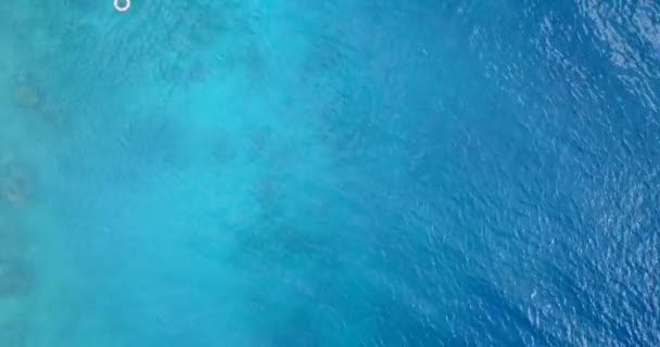 Latar Belakang Alami Air Laut Beriak Koh Samui Idyllic Scene — Stok Video
