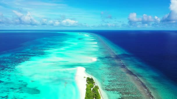 Tropikalna Letnia Scena Wysp Filipin Wycieczka Raju Egzotyczne Wyspy — Wideo stockowe