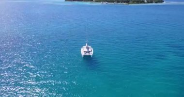 Bright seascape with tender sunshine. Journey to Gili Trawangan, Thailand. 