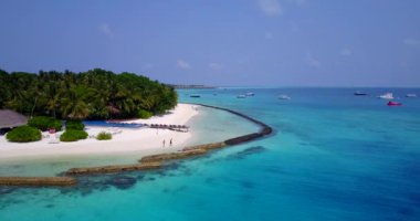 Havadan ada manzaralı. Bali 'de yaz tatili.