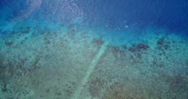 Natural background of rippling sea. Journey to Gili Trawangan, Thailand. 
