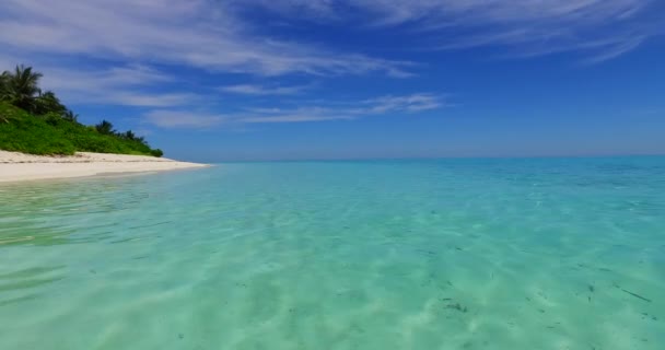 Ruhige Türkisfarbene Meereslandschaft Morgen Urlaub Samui Thailand — Stockvideo