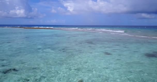 Guardando Piccole Onde Marine Relax Estivo Thailandia Asia — Video Stock