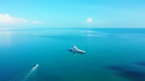 海景从无人机看到 多米尼加共和国 加勒比夏季热带风景 — 图库视频影像