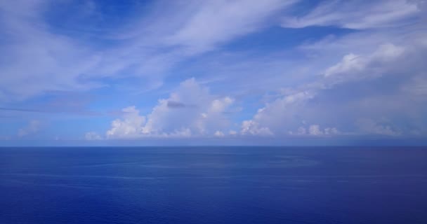 Niebieski Spokojny Krajobraz Morski Ciągu Dnia Egzotyczne Wakacje Bali Indonezja — Wideo stockowe
