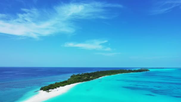 Wibrujące Turkusowe Morze Krajobraz Przyrody Antigua — Wideo stockowe