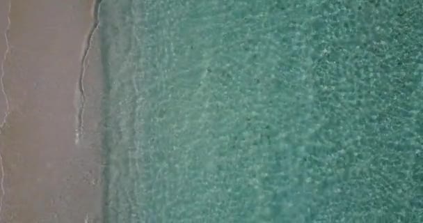 Kräuselnde Blaue Meeresoberfläche Natürlicher Hintergrund Sommerentspannung Bora Bora Französisch Polynesien — Stockvideo