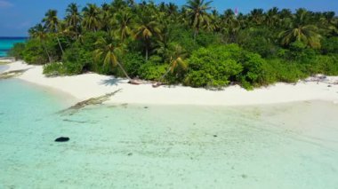 Calm seascape view. Enjoying nature of Dominican Republic, Caribbean.   