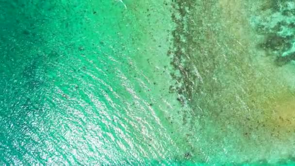 Letnia Sceneria Malediwach Azja Południowa Widok Góry Turkusowej Wody Morskiej — Wideo stockowe