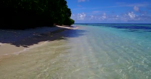 Arrasado Con Agua Transparente Por Mañana Escena Natural Jamaica Caribe — Vídeos de Stock