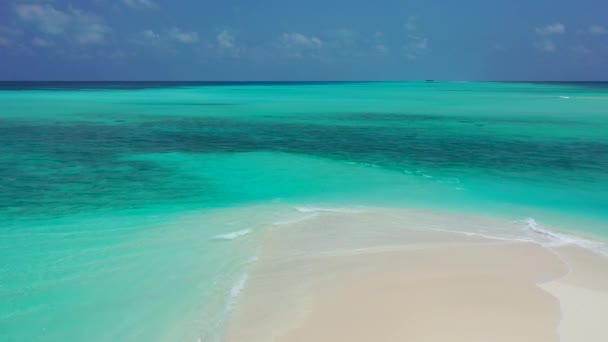 Turquoise Transparente Costa Isla Colgante Viaje Tropical Koh Samui Tailandia — Vídeos de Stock