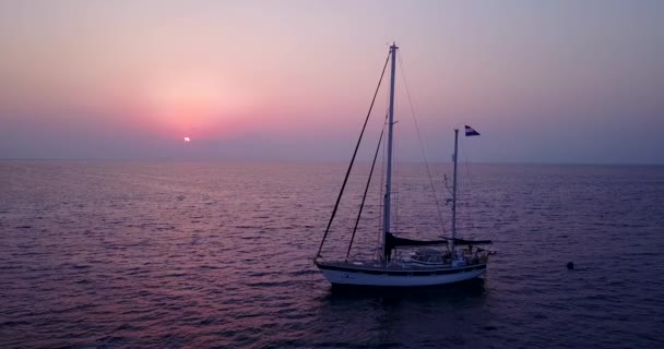 Abends Meer Entspannung Meer Auf Bali — Stockvideo