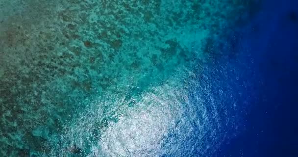 Природна Поверхня Хвилястого Моря Тропічна Природа Балі — стокове відео