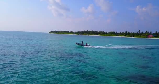 Vista Paisagem Marinha Cores Suaves Macias Férias Exóticas Tailândia — Vídeo de Stock