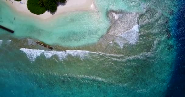 Scenario Soleggiato Dell Isola Goditi Una Vacanza Tropicale Bali Indonesia — Video Stock