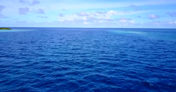 Mavi Deniz Manzarası Var Bali Nin Idyllic Doğası — Stok video