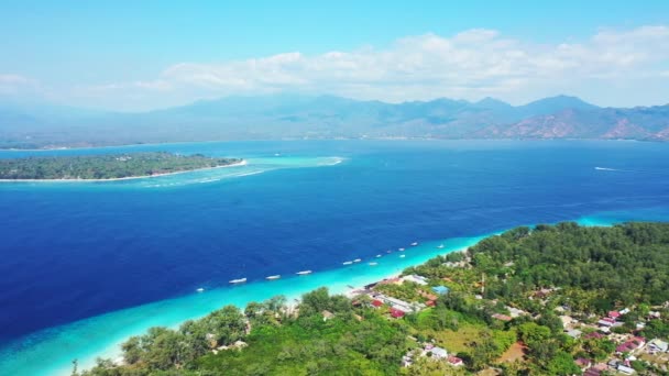 Blick Von Der Drohne Auf Inseln Sommerliche Entspannung Malaysia Asien — Stockvideo