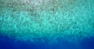 Natural texture of rippling sea. Enjoying nature of Dominican Republic, Caribbean.  